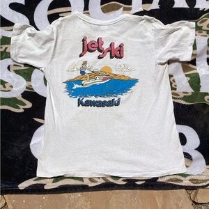 Vtg 1979 Redondo Beach, Cali offshore races jetski Kawasaki single stitch USA T